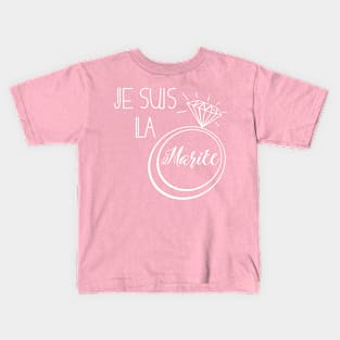 Je suis la Mariée Kids T-Shirt